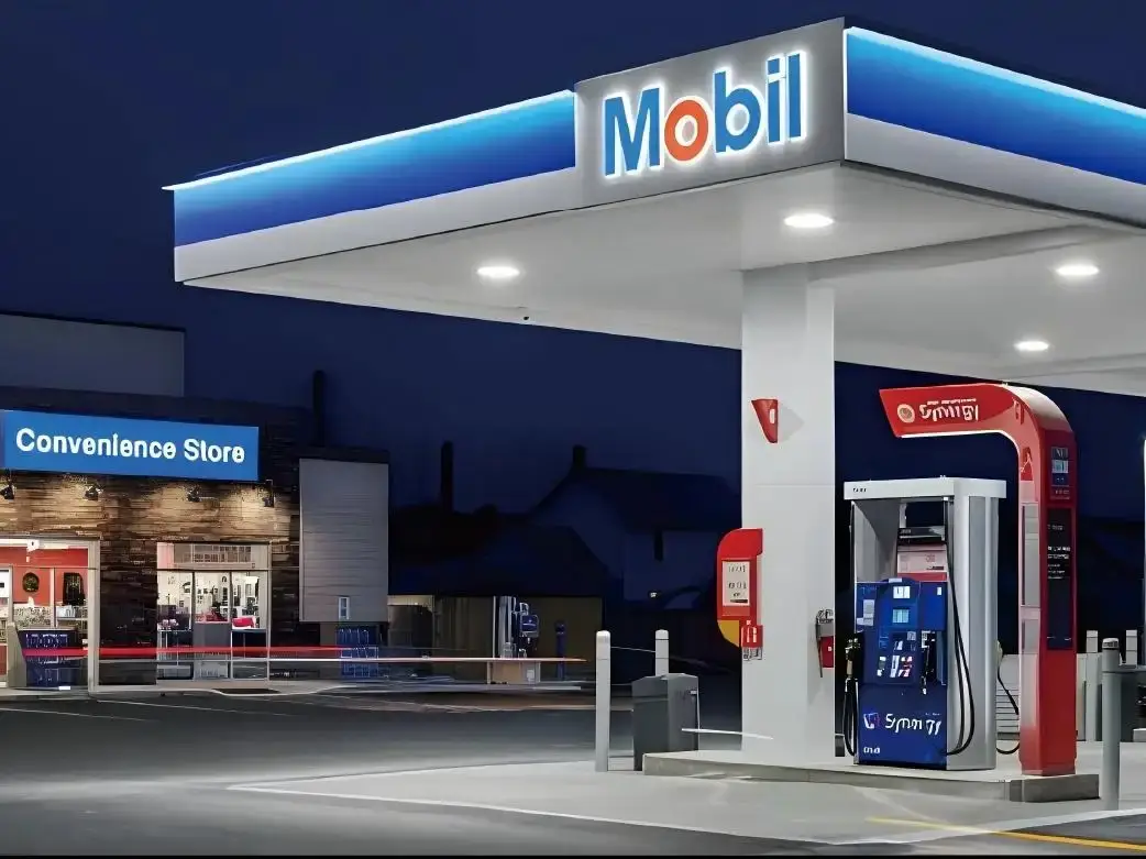 gas station