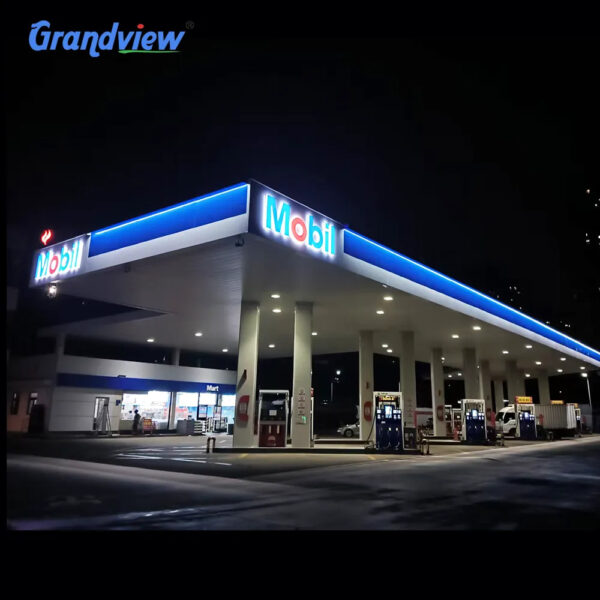 custom gas station signs for fuel station branding