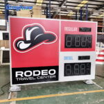 led gas price sign rodeo