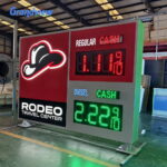 led gas price sign rodeo