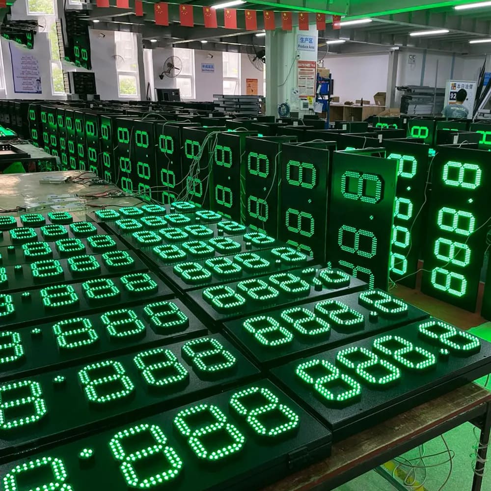 led gas price sign