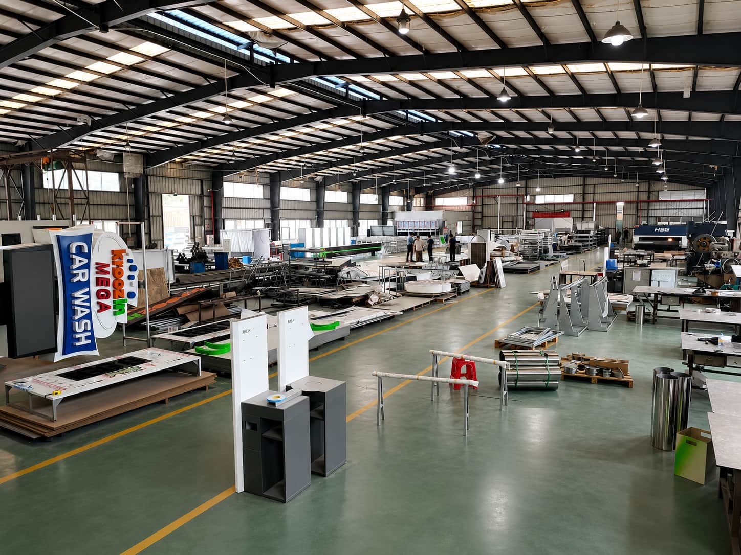 Grandview custom signage factory and production facility