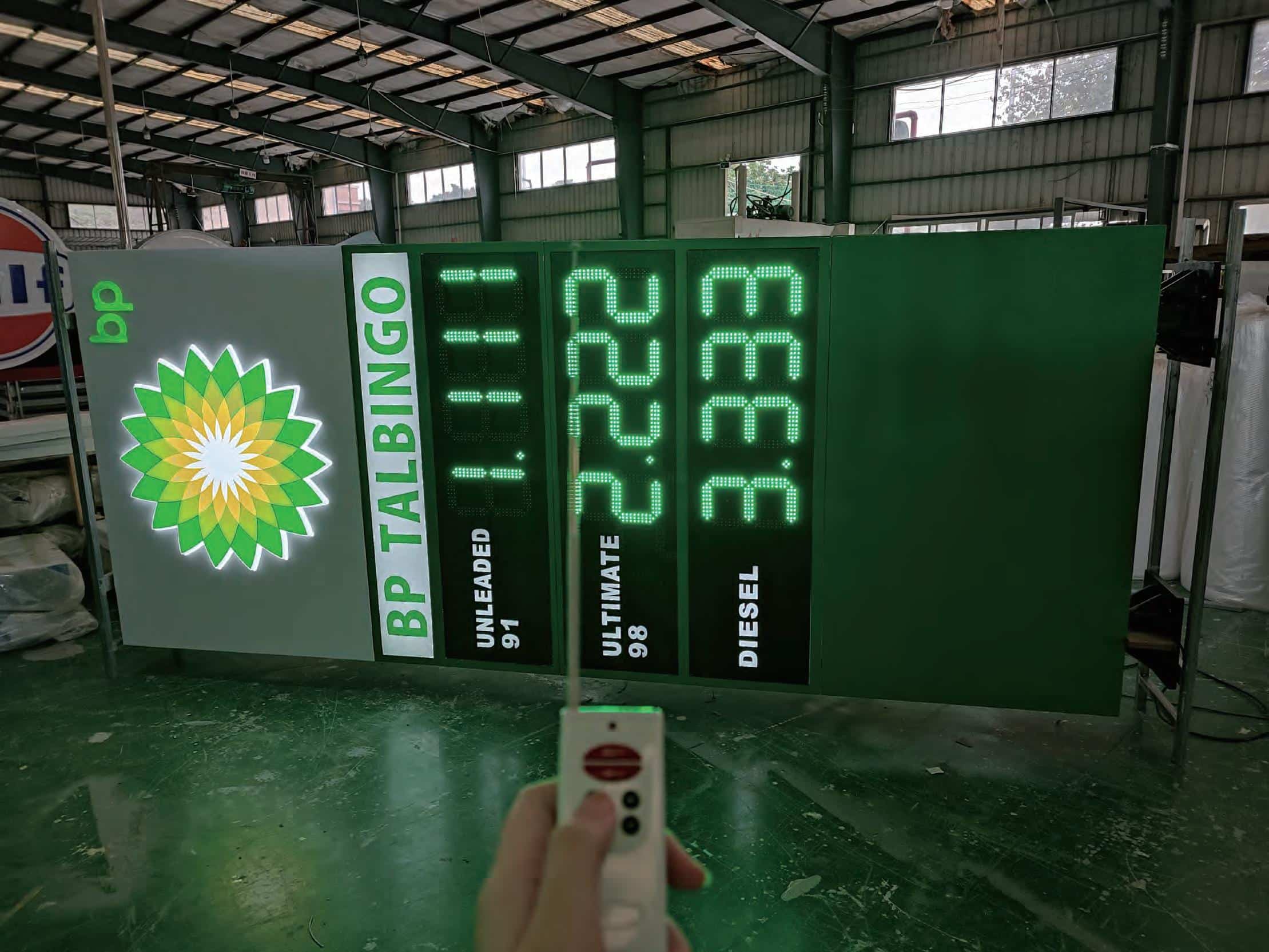 Gas station pylon sign project