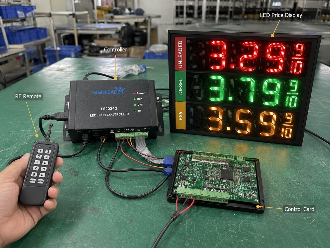 gas-price-sign-control-system-rf-remote