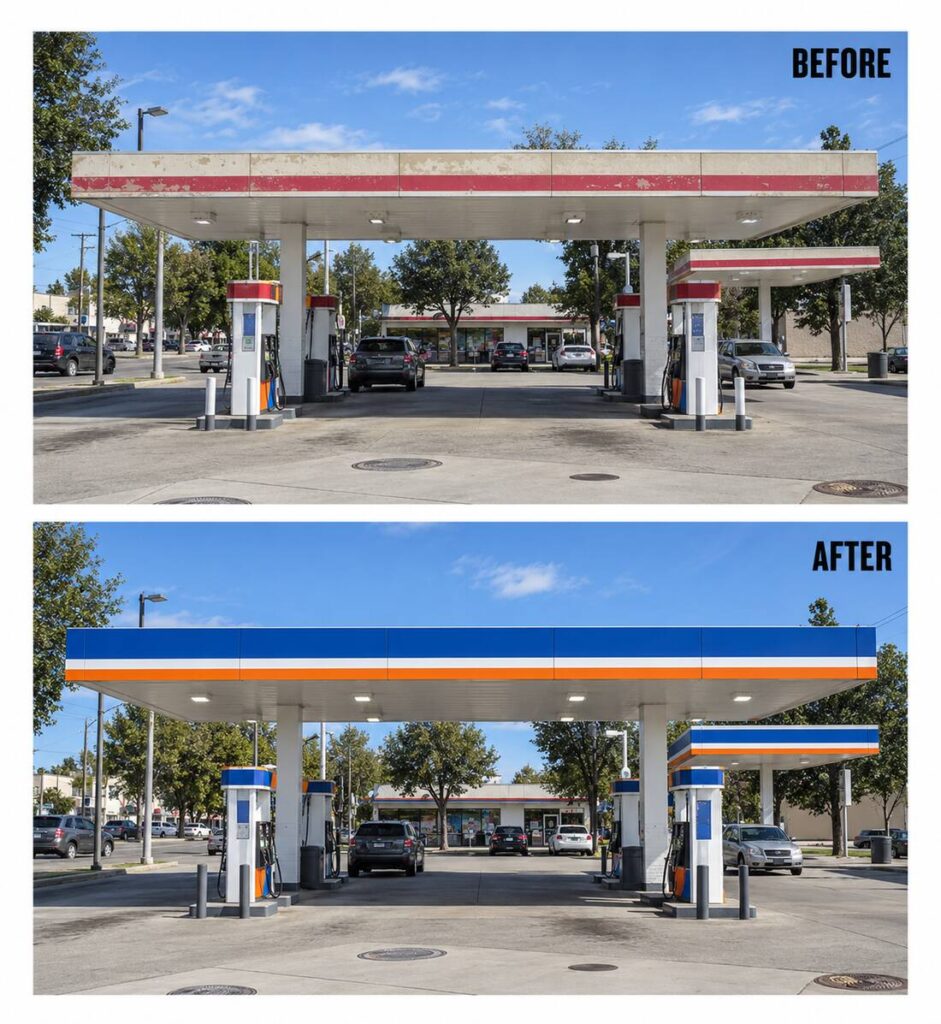 gas-station-canopy-panels-before-after